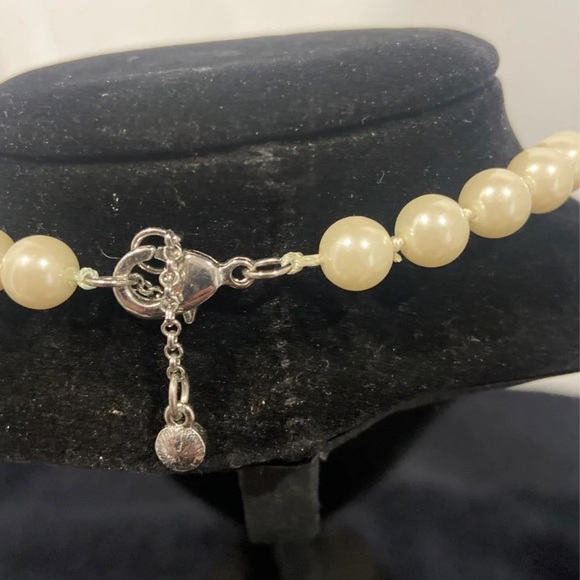 Pearl and diamond necklace - Picture 2 of 2